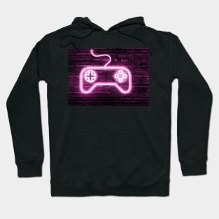 Neon Gaming Controller for Gamer Hoodie